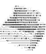你可以得到：漂亮的 ASCII art。