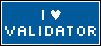 I heart Validator logo