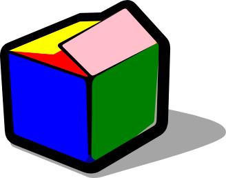 Colored cube